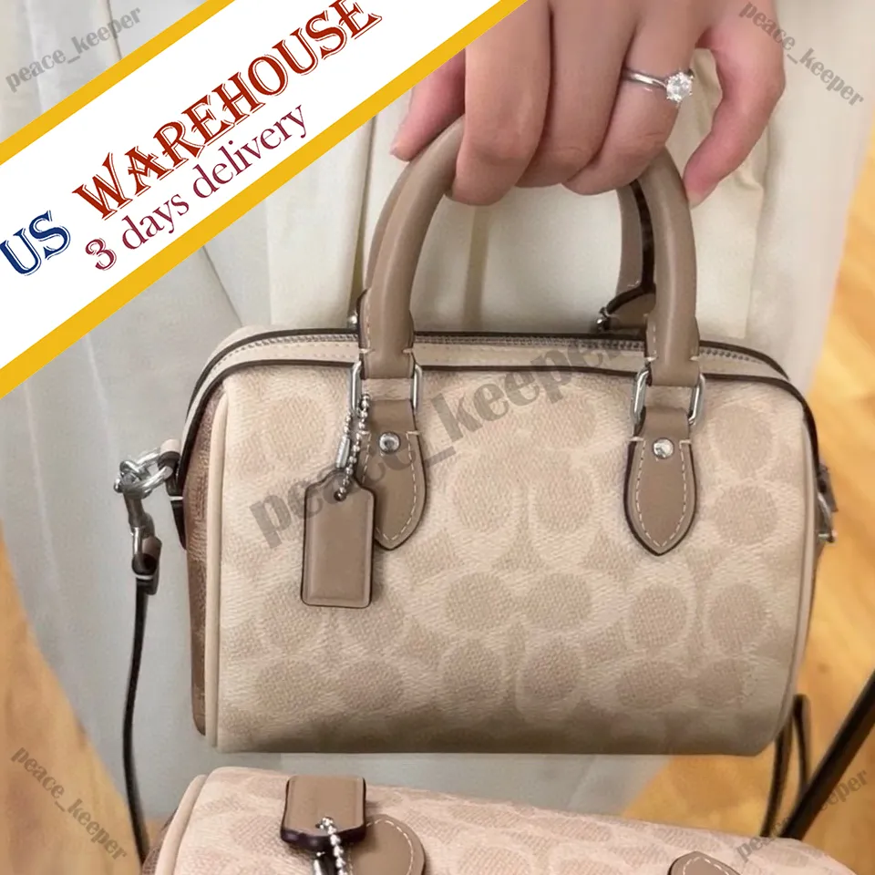 12A coach bag pillow bag rowan 18 tabby 26 teri shoulder bag designer bag handbag women flap simple leather vintage retro black crossbody bag Luxury bag wallet purse