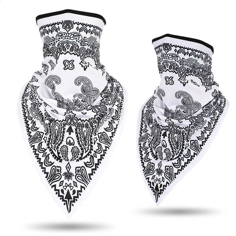 Men Women Bandanna Mask Sports Paisley Bandana Wrap Triangle Face Cover Ski Tube Scarf Fishing Hunting Hiking Neck Gaiter Shield 260206