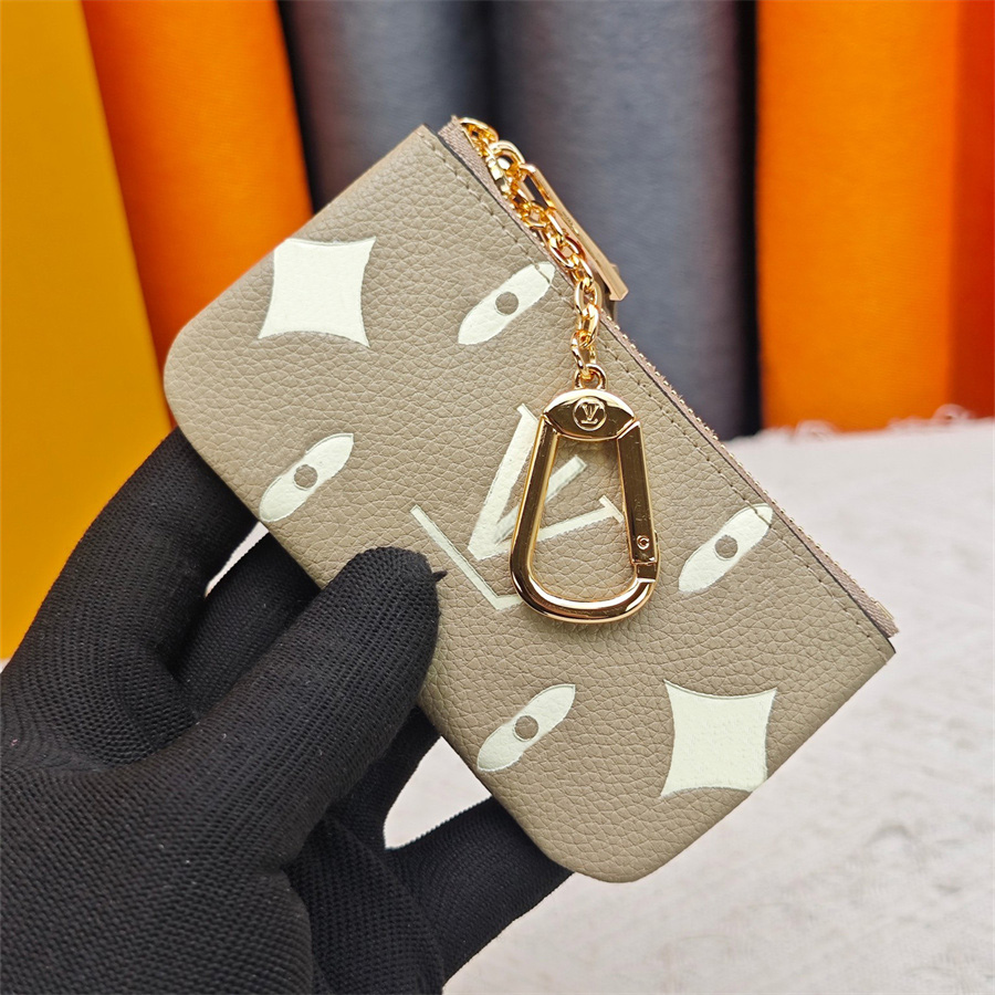 Designer Wallets Unisex Card Holders Lightweight Passport Clip Luxury Coin Purse Bags Printed Leather Wallet Letter Credit Card Daily Outfit Square Shaped Holders