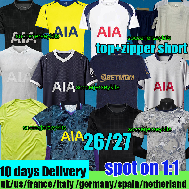 Tottenham Jerseys 26 27 Hotpsurs kits 1901 FA Cup 125th Anniversary Kit RICHARLISON KUDUS TOT Soccer Jerseys GALLAGHER COYS Jersey 2026 2027 XAVI THFC