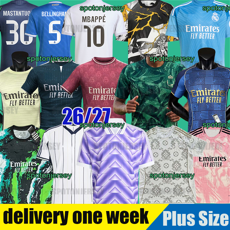 realmadrid 25 26 soccer jersey madrids MBAPPE HUIJSEN soccer jerseys BELLINGHAM football kit shirts VINI JR MODRIC CAMAVINGA RUDIGER TRENT camiseta de futbol