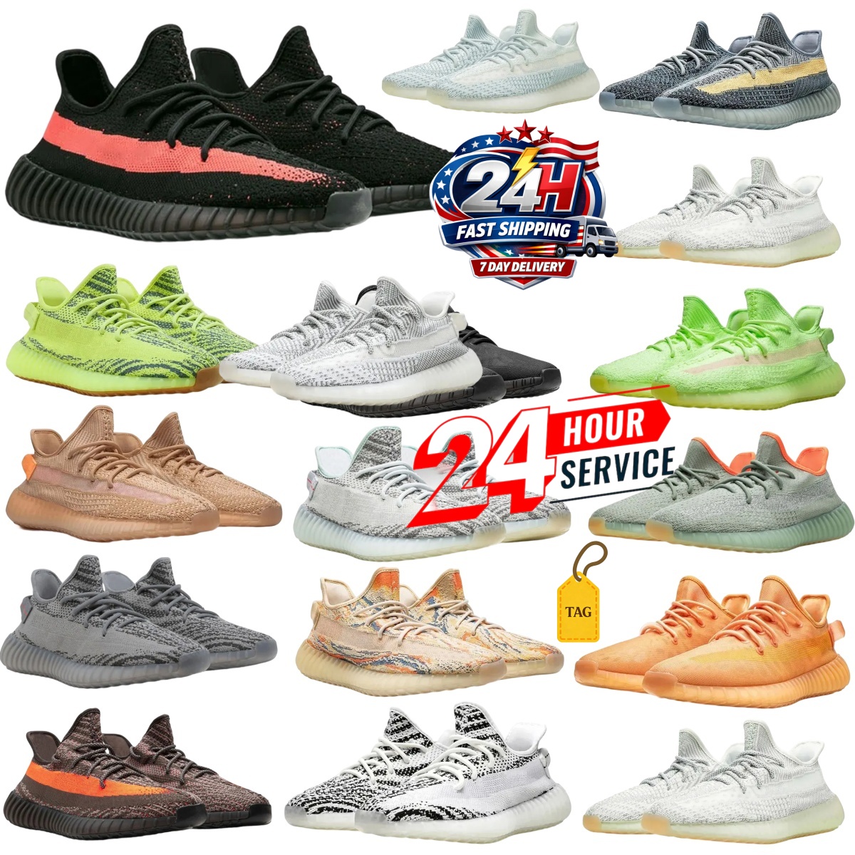 Designer 350 V2 Running Shoes Men Women Breathable Mesh Sneakers Soft Sole Casual Sports Trainers Non-Slip Outdoor Walking Shoes Size 36-48 Free Shipping