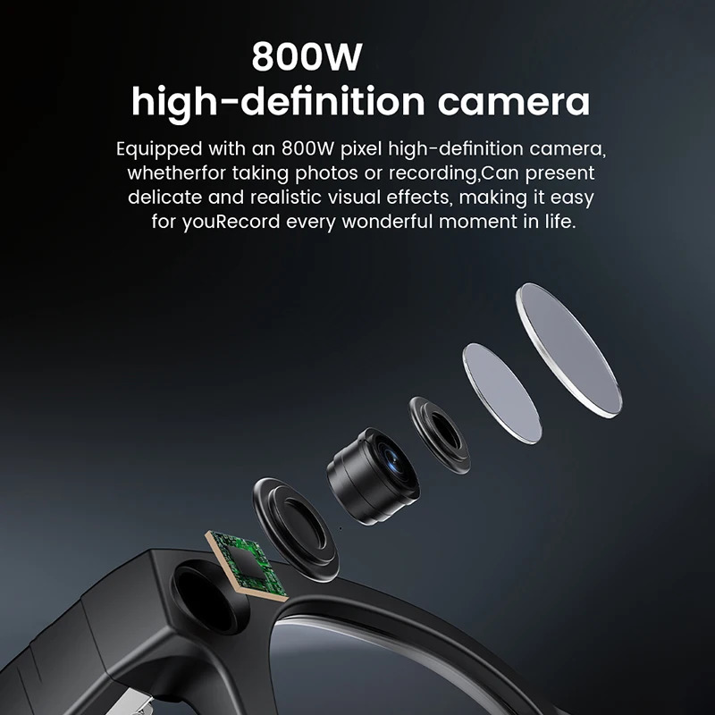 2026 Smart Glasses HD Po Video OpenAI Record Translation Touch Pochromic Lenses Bluetooth Call Music Multifunction Glasses 260206