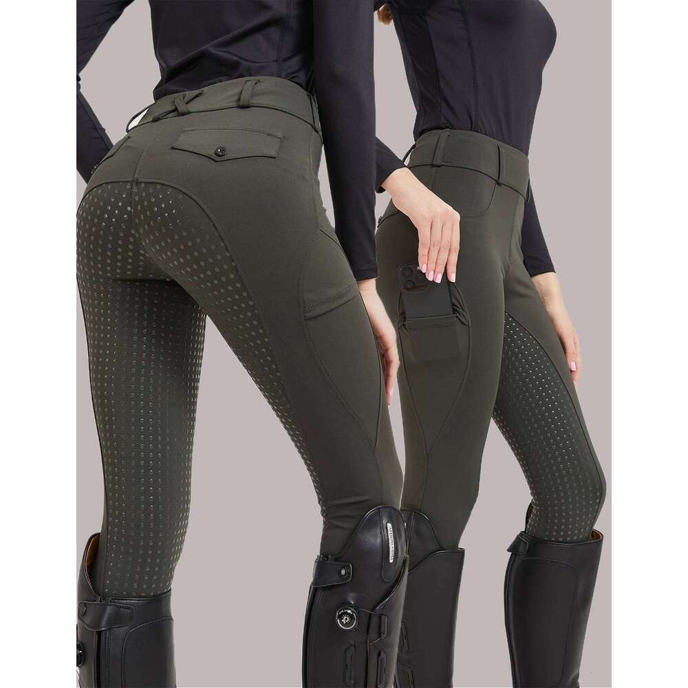 Professional horse riding silicone anti-slip quick-dry tight-fitting cycling sports pants for equestrian exams 26Y0211