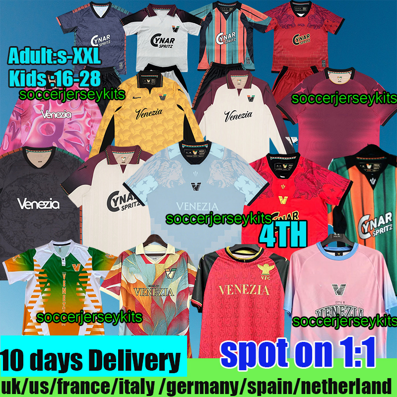 2025 Venezia fc soccer Jerseys FC 2025 2026 Black jersey football shirt Jersey de Venezia kit goalkeeper maglie calcio Venezia jersey special