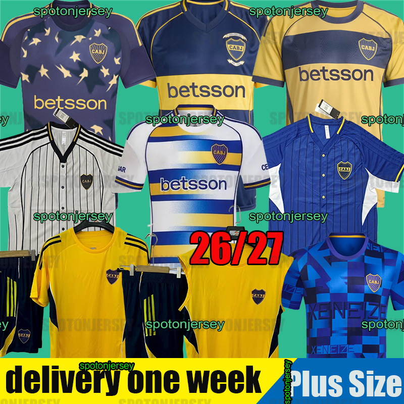 25 26 Boca Juniors 4th Soccer Jerseys Special fourth 2025 Football Shirts men kids kit CAVANI JANSON MEDINA VILLA FERNANDEZ BENEDETTO ZEBALLOS