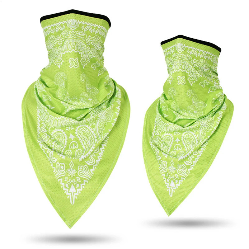 Men Women Bandanna Mask Sports Paisley Bandana Wrap Triangle Face Cover Ski Tube Scarf Fishing Hunting Hiking Neck Gaiter Shield 260206