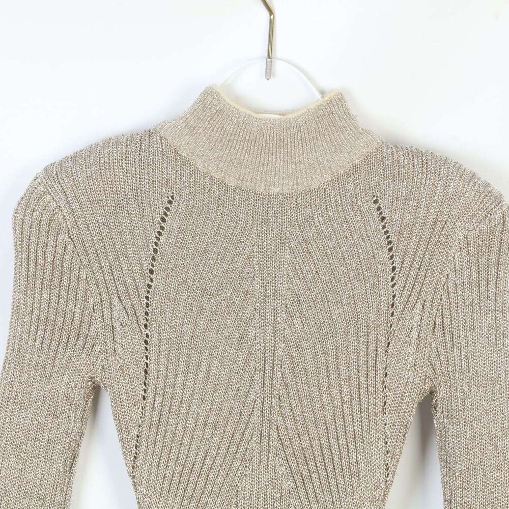 2026 French style niche spring and autumn new long elegant commuting hollow high neck slim knit bottom skirt for women