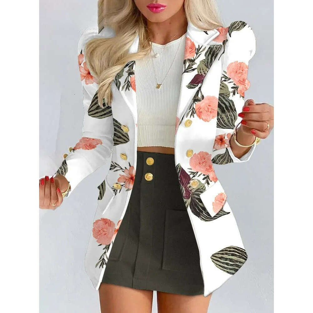 Spring and Autumn Fashion Casual Dress Set Women's Sports Jacket Skirt Elegant