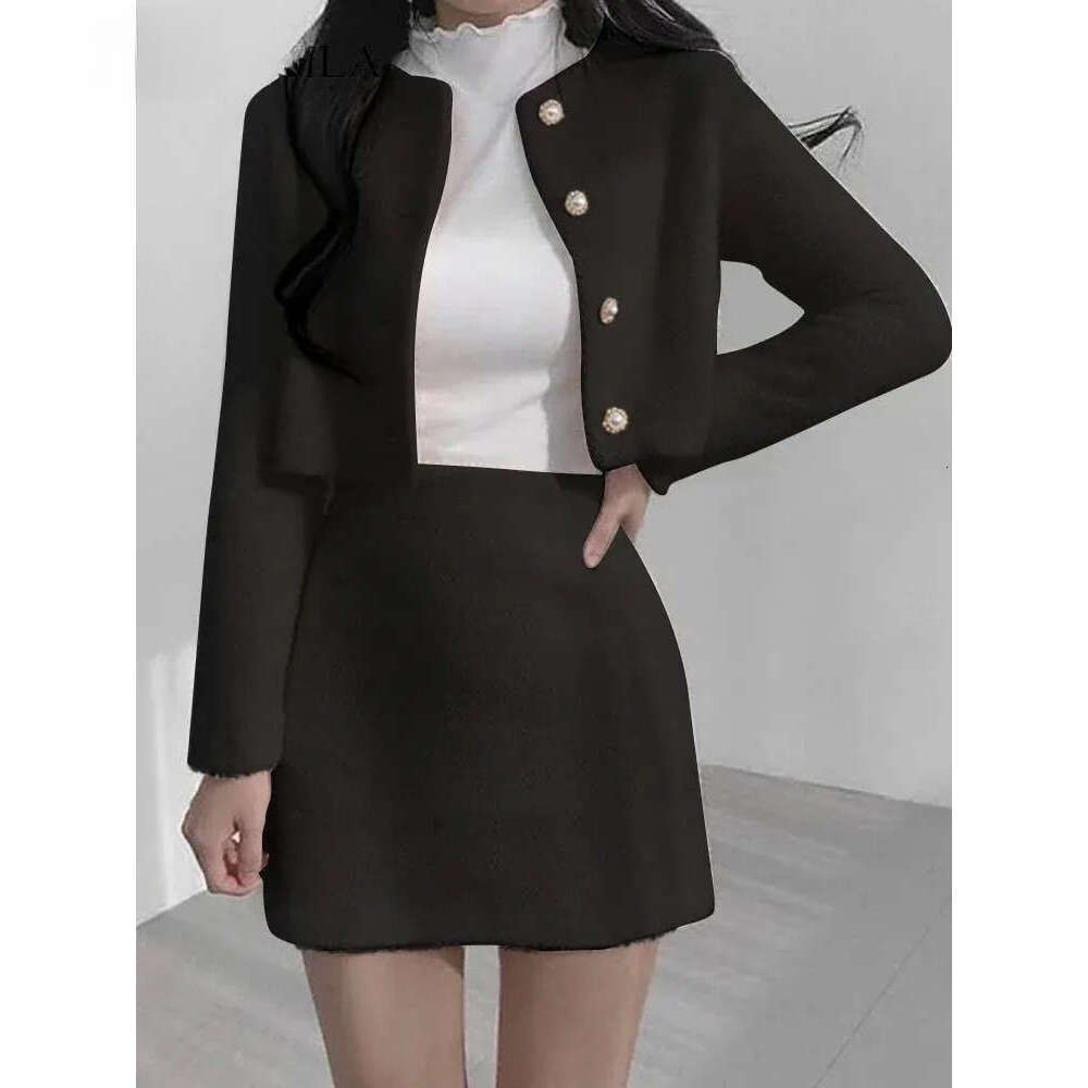 2026 Designer Spring/Summer Korean Fashion Sweet Beauty Two piece Set Suitable for Women's Dress Set with Elegance