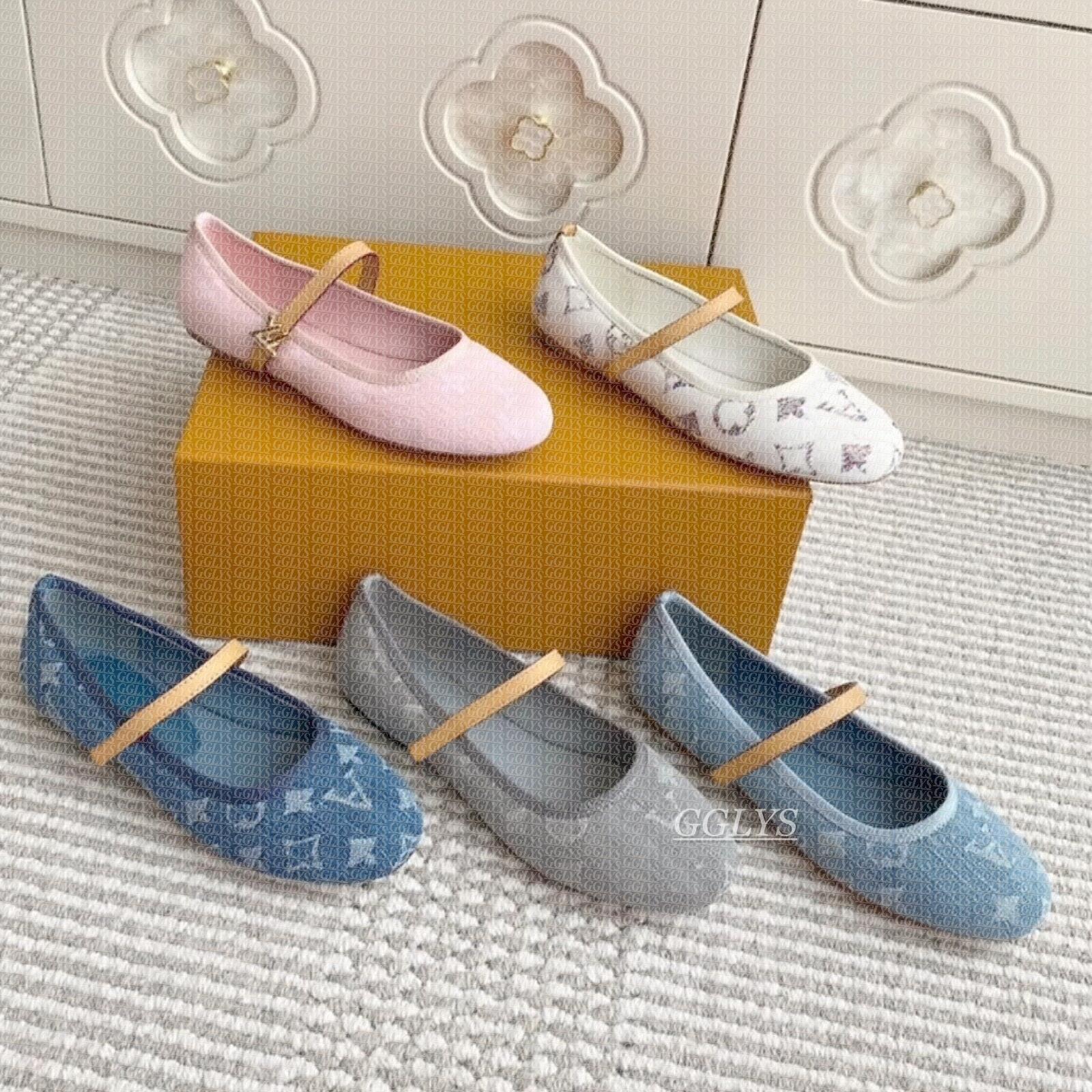 Designer Shoes Romy Flat Ballerina Pump Makes Aplayful Statement Womens Ballet Rainbow Tones Ballerina Lightweight Comfortable Luxury Denim Flat Ballet 35-42