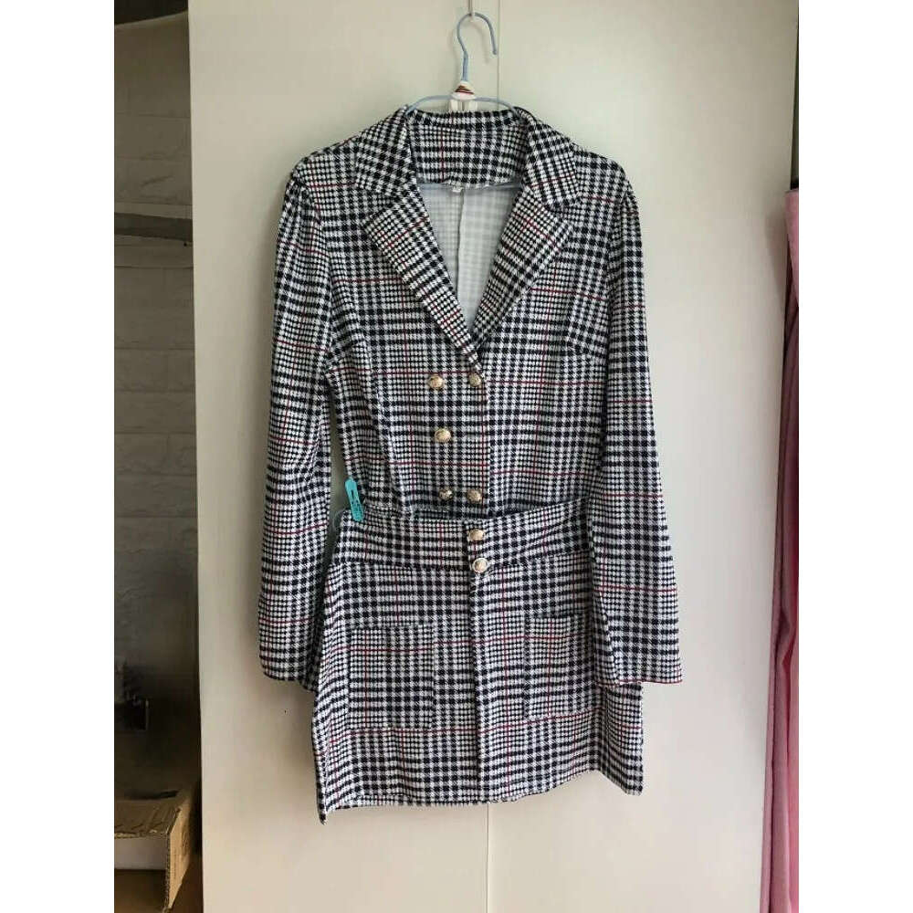 Spring and Autumn Fashion Casual Dress Set Women's Sports Jacket Skirt Elegant