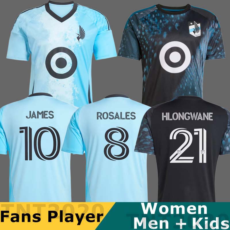 2026 2027 Minnesota United JAMES FC Soccer Jerseys PEREYRA YEBOAH LOD TRAPP BOXALL FITZ HLONGWANE football men and kids shirt
