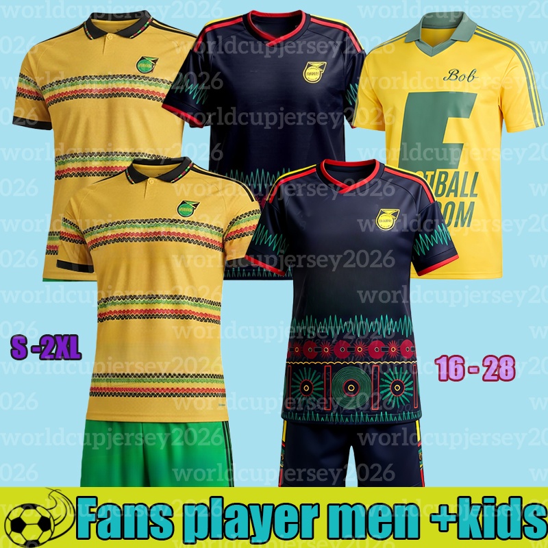 2026 2027 Jamaica national soccer jerseys 26 27 BAILEY ANTONIO REID shirt NICHOLSON goalkeeper training Football Shirt for kids kits home away