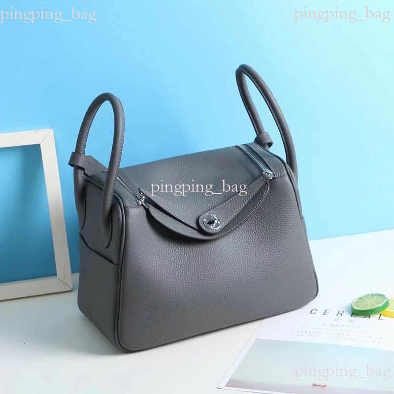 12A 2025 Lmini Designer bag Luxury Bag top-level bag Doctors Gold Silver Buckle H bag Litchi Pattern Leather Medicine Pillow Bag high-capacity sac de luxe 48