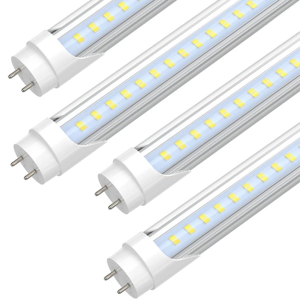 T8 4ft G13 led tube light 8ft single pin led shop lights FA8 led fluorescent light bulbs 22w 45w ac85-265v 28W 6000K 4 Foot garage workshop lighting