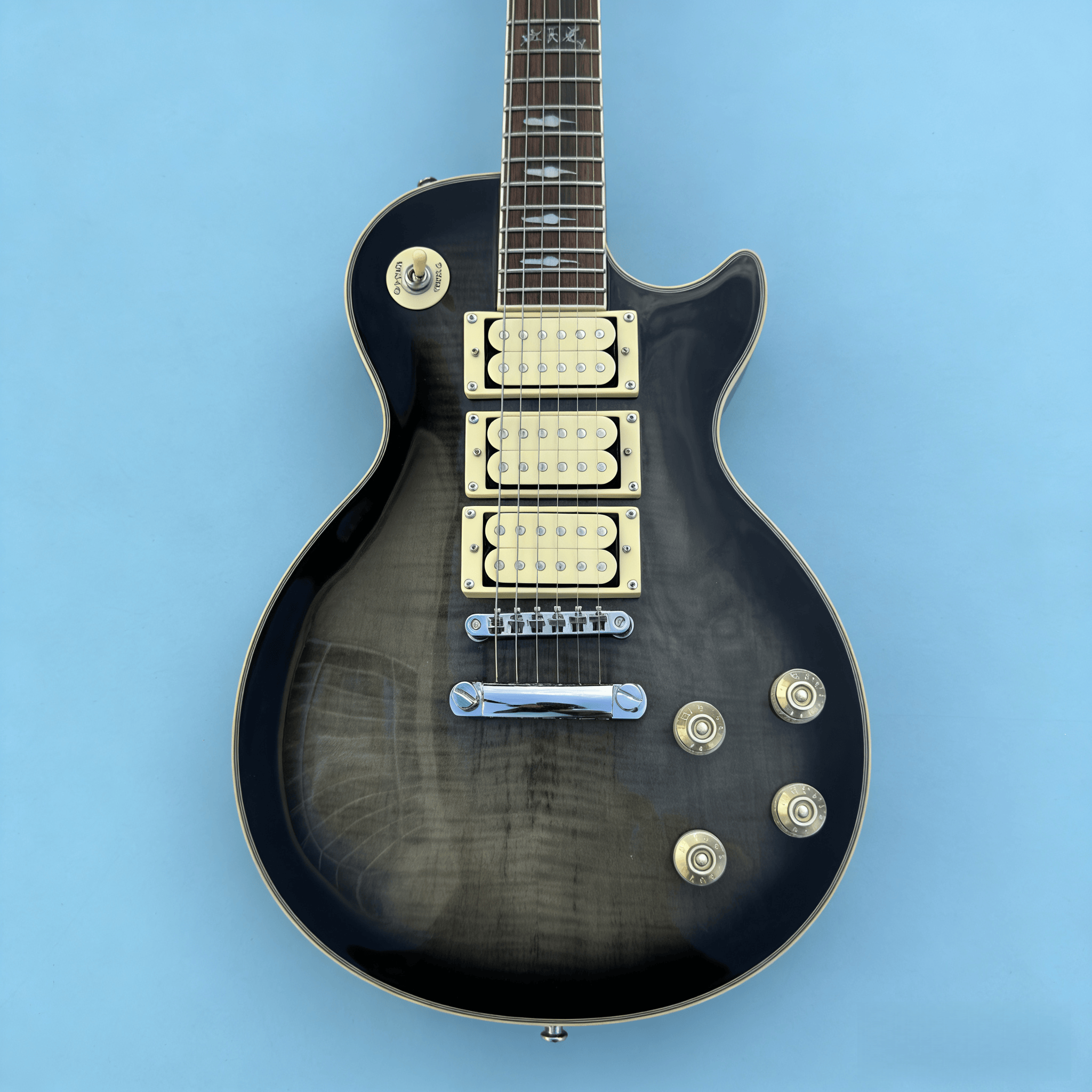 Electric guitar manufacturer direct sales electric guitar/ACE/gray pattern/basswood/imported paint/6 strings/HH pickup