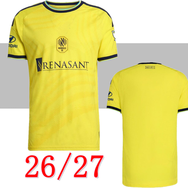 2026 2027 soccer jerseys SC Fans version MUKHTAR BADJI LOVITZ LEAL MCCARTY GODOY BECKELES Mens 26 27 JERSEY FOOTBALL SHIRTS Nashville