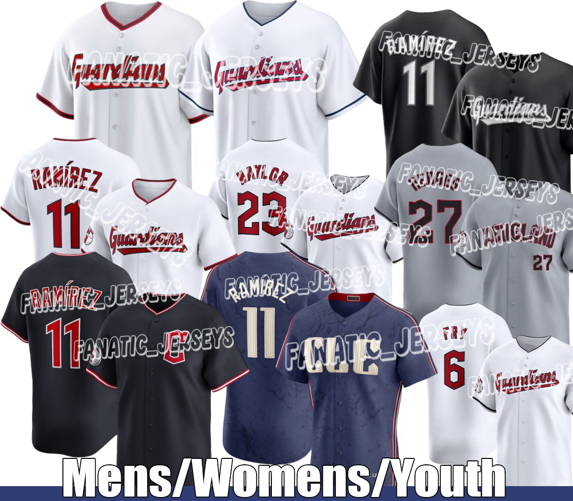 Clevelands Jerseys Guardians Jerseys 11 Jose Ramirez 57 Shane Bieber Josh Naylor Andres Gimenez Tanner Bibee Bo Naylor Kyle Manzardo Baseball Jerseys