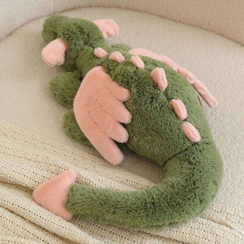 Plush Toy, Green, 50cm, with tag. Malachy Dragon comforting toy, birthday plush toy gift. 26W0211