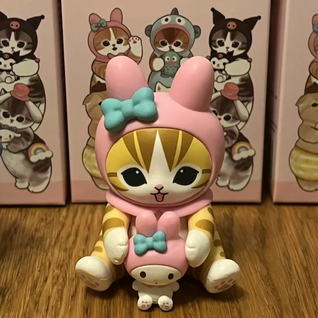 Mofusand Collaboration Shark Cat Image Ugly Fish Doll Toy Display Fashion Blind Box Vinyl Face Blind Box Toys And Hobbies260202ww - view 4
