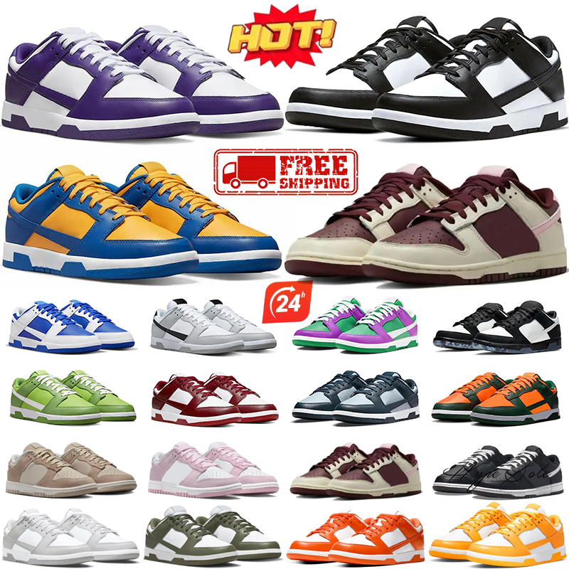 2026 Designer mens casual shoes Jogging Walking Flat Shoe Easter Visty Nardwuar Panda White Black Triple Pink men women trainers sports sneakers
