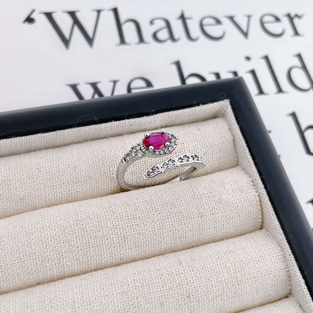 Super Shiny Exquisite Micro Pave Zircon Snake Shape Index Finger Open Ring For Women