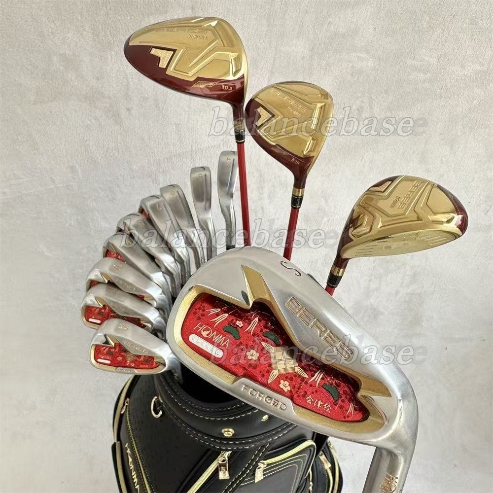 Golf Club S-08 5 Stars Irons 4/5/6/7/8/9/10/11/Aw/Sw -R/S/Sr+Driver 9°/10.5°+3Wood/5Wood+Golf Putter - Shaft With Headcover Real Photo Contact Seller Balancebas 9932b