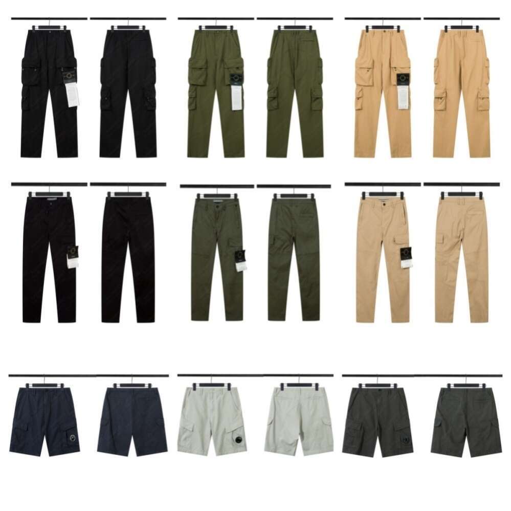 STONE cargo pants men womens designer shorts brand pantalon homme casual straight leg breathable lightweight streetwear Casual daily fashion mens clothing 099