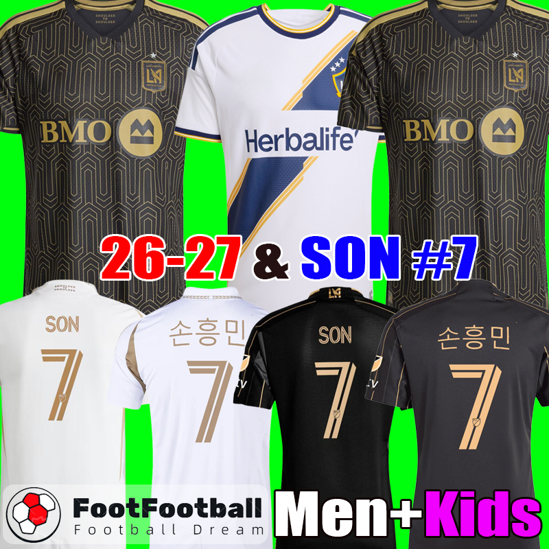 LAFC 25 26 27 SON Los Angeles FC soccer jerseys GIROUD BALE VELA TILLMAN football shirt 2026 2027 DELGADO D.BOUANGA HOLLINGSHEAD D.MARTINEZ men kids Kits uniforms