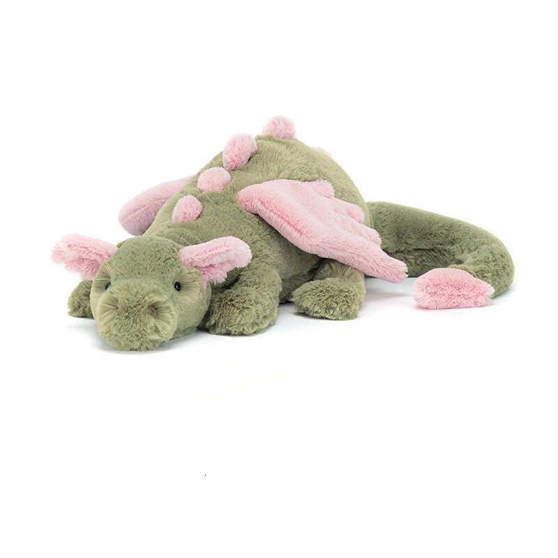 Plush Toy, Green, 50cm, with tag. Malachy Dragon comforting toy, birthday plush toy gift. 26W0211