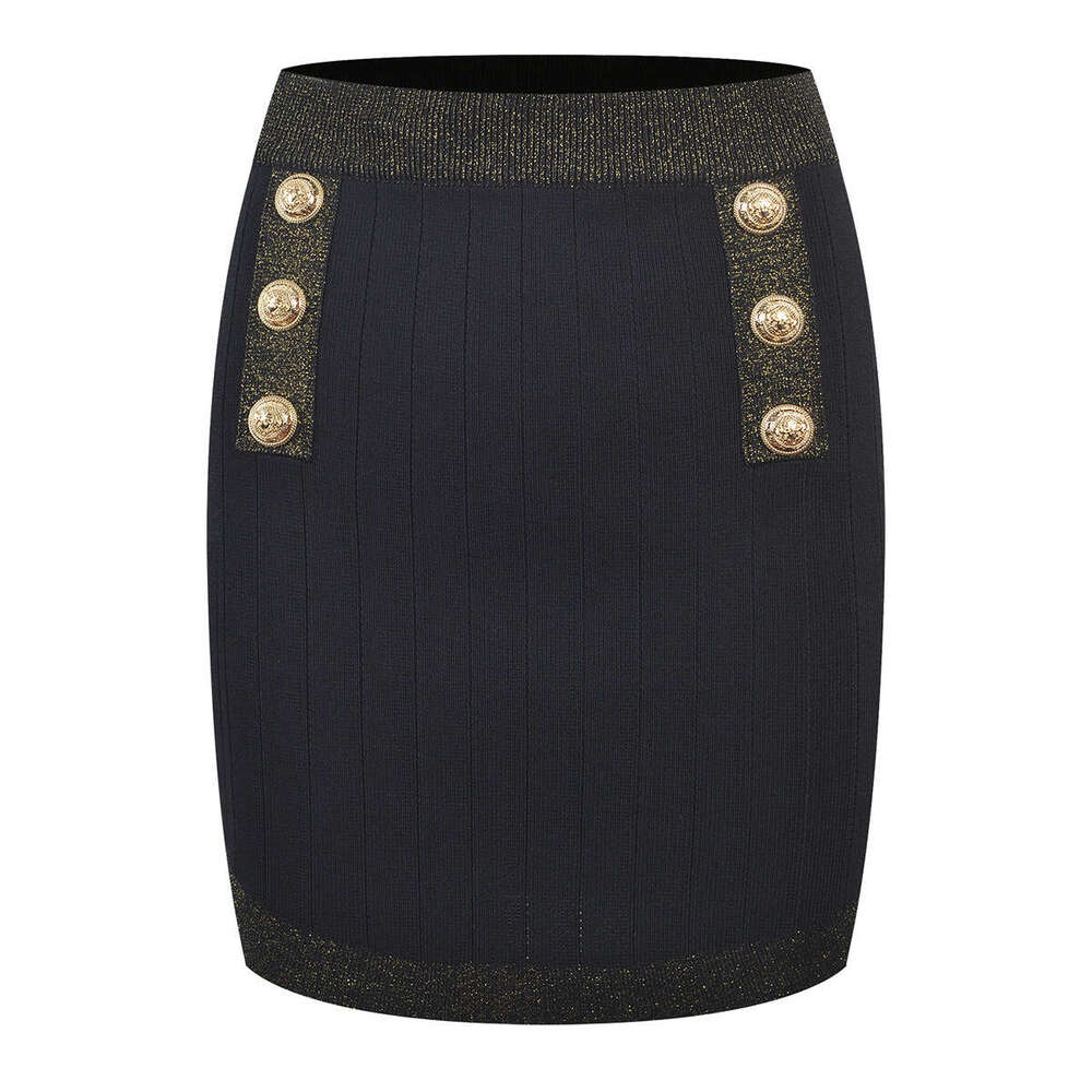 Elegant V-neck women's knitted cardigan spring and autumn style high-end fashion gold button basic shirt top