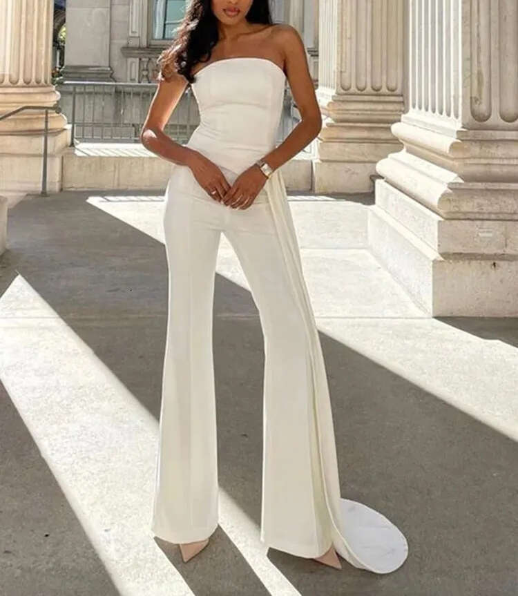 Designer Chest Women's Rose Red Ultra Thin Sleeveless Top High Waist Wide Leg Pants Two Piece Set Party Club