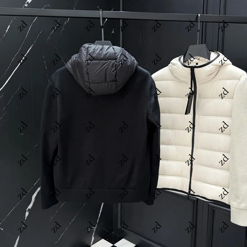 2026 MON Mens down Jackets puffer Women black Winter jackets canvas bomber jacket with hat Premium casual outdoor warm thickened affordable luxury fas