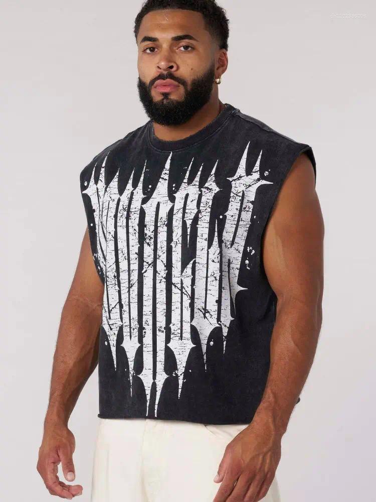 Men's T Shirts Brand Summer Gym Cotton Tank Top Sleeveless Shirt Man Bodybuilding Clothing Casual Fitness Workout Running Vest Sportswear
