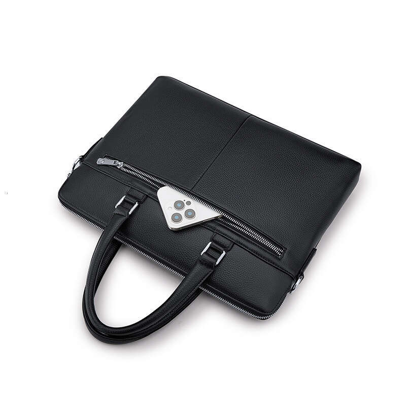 Luxury Shoulder Bags Totes Hobo King Paul Men S Briefcase New Genuine Leather Inch Laptop Handbag Business High End Crossbody Bag SENYY