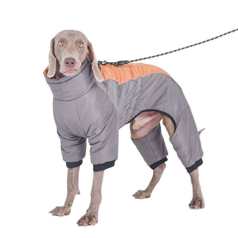 Famous brand Waterproof Big Dog Rompers Jumpsuit for Medium Large Dogs Winter Thicken Pet Overalls Greyhound Labrador mascotas Suit Clothes pupakaIK