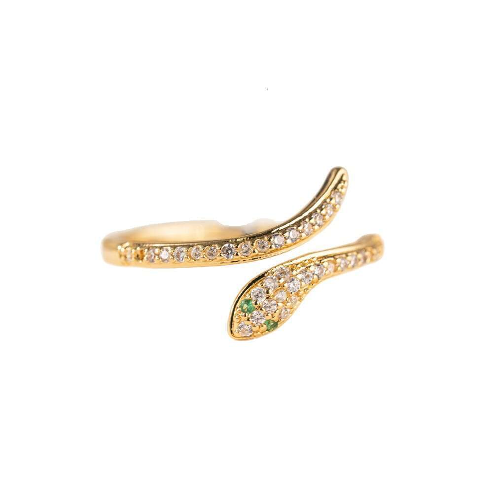 Multi-Layer Snake Personalized Light Luxury Adjustable Index Finger Ring For Women