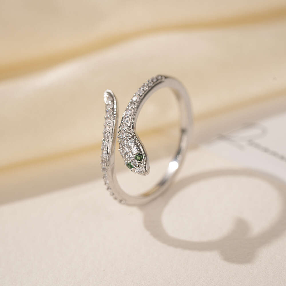 Multi-Layer Snake Personalized Light Luxury Adjustable Index Finger Ring For Women