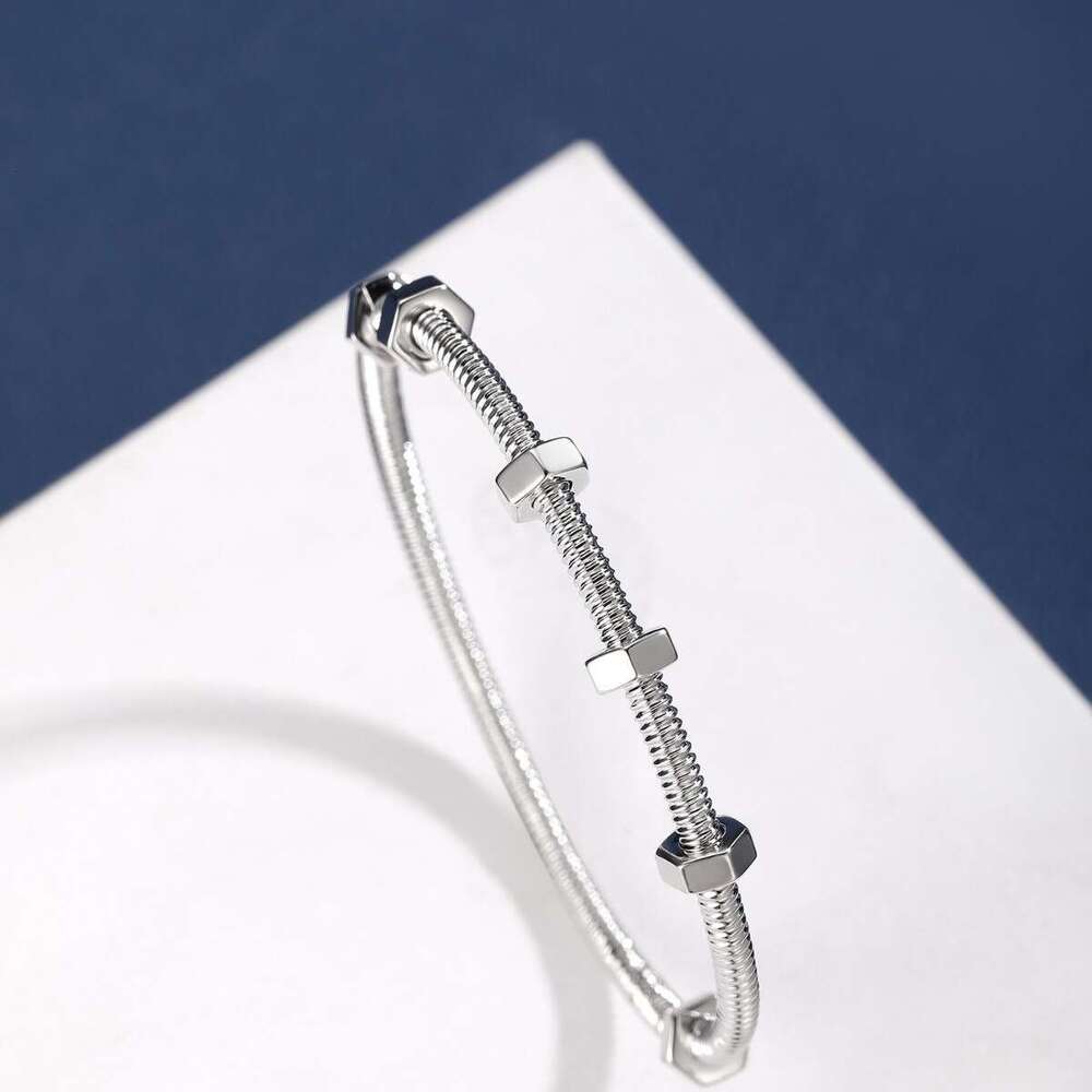 Classic Titanium Steel Screw Bracelet Couple's Hexagon Bracelet Fashion Designer Bracelet