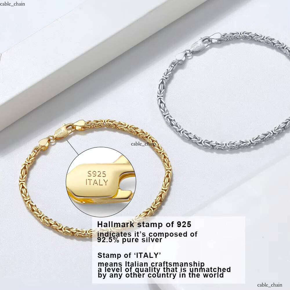 VVS Moissanite SB RINNTIN Fashion Accessories Wholesale Men's Cuban Custom Pulsera Hip Hop 925 Sterling Silver Chain Bracelet