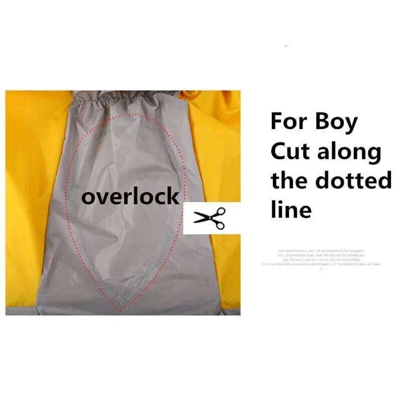 Famous brand Large Dog Raincoat Clothes for Puppy Medium Dogs Waterproof Four Corner Hooded Jacket Poncho Pet Rain Season Outside Supplies pupakaIK