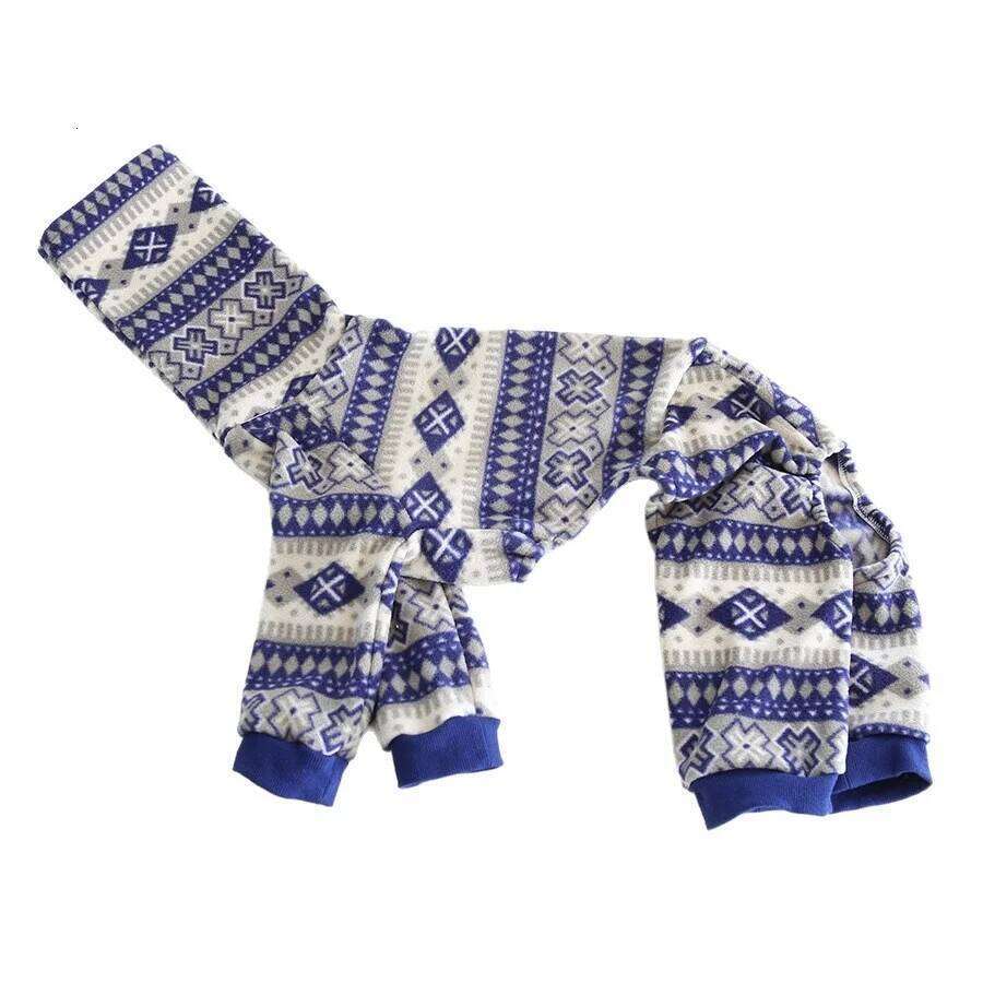 Famous brand Plush Fleece Four Leg Dog Onesie Ethnic Boho Pattern Warm Cozy Outfit For Italian Greyhound Whippet Small Breeds Home Walk Gift pupakaIK