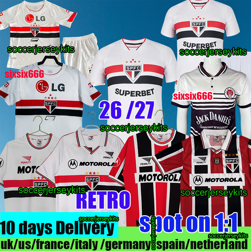 26 27 Sao Paulo Futebol camisas de futebol Sao paulo fc 26 27 home third goalkeeper men kids kit pre match 3rd LUCAS CALLERI LUCIANO RAFINHA NESTOR FERREIRINHA OSCAR