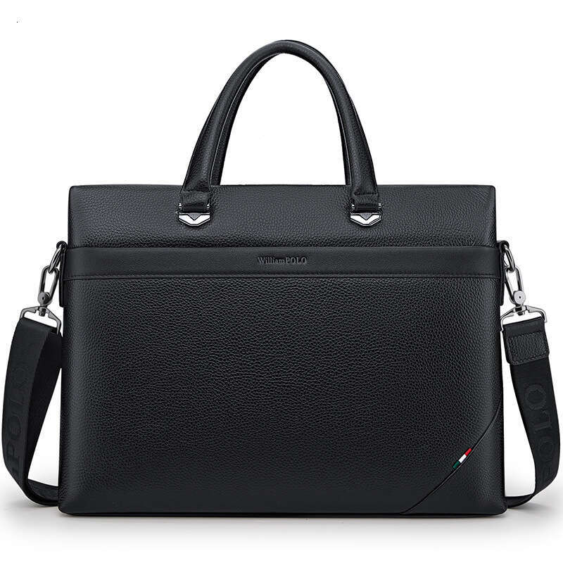 Luxury Shoulder Bags Totes Hobo King Paul Men S Briefcase New Genuine Leather Inch Laptop Handbag Business High End Crossbody Bag SENYY