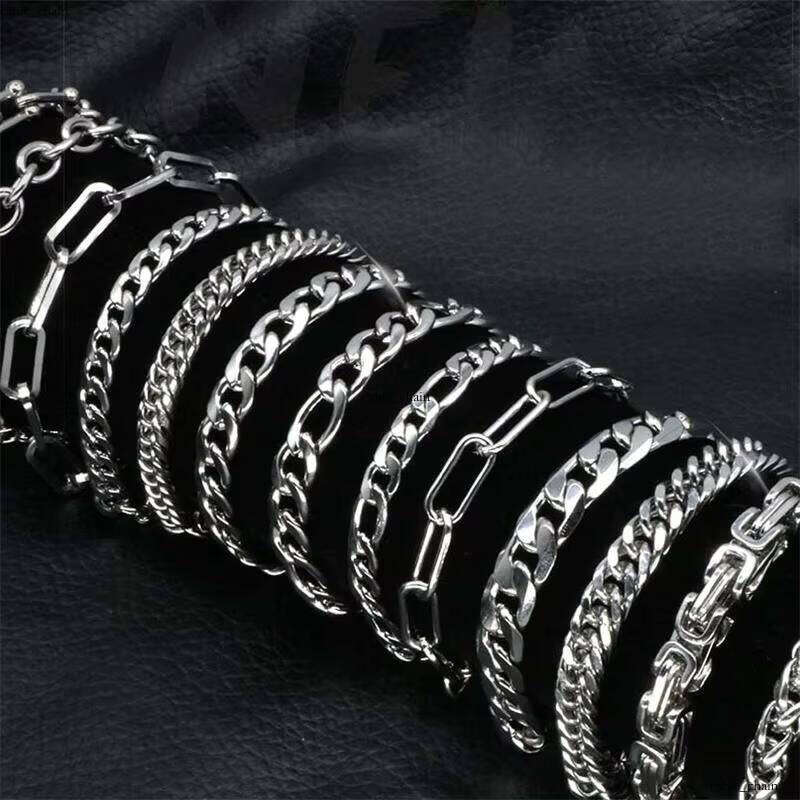 VVS Moissanite SB RINNTIN Fashion Accessories Wholesale Men's Cuban Custom Pulsera Hip Hop 925 Sterling Silver Chain Bracelet