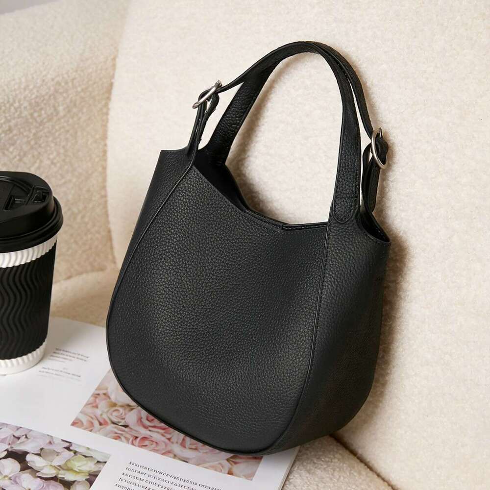 Luxury Shoulder Bags Totes Hobo Genuine Leather Cross Border New High End Soft Bag Top Layer Cowhide Foreign Trade Commuting Large Capacity Women S Ha