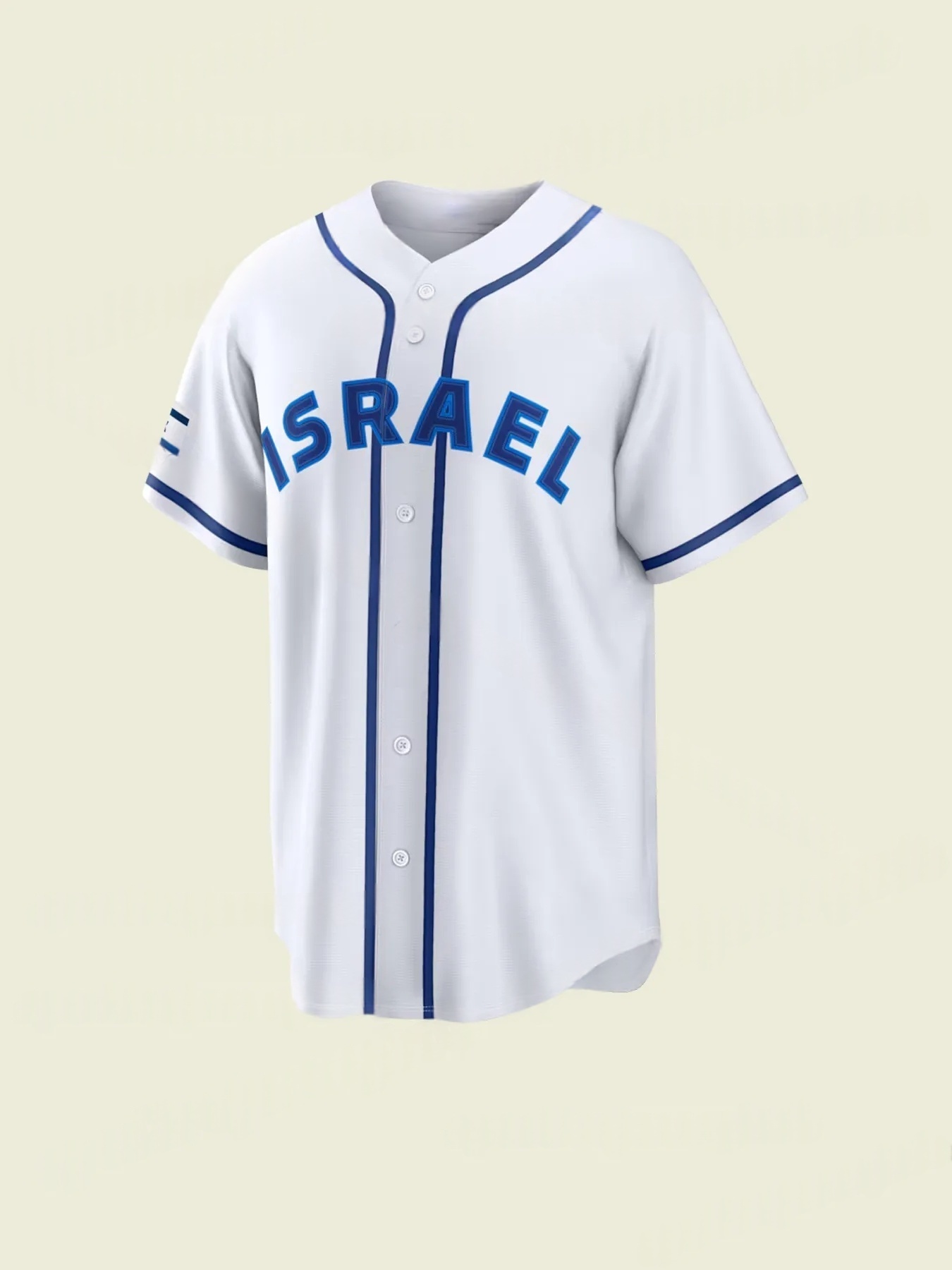 2026 Israel Baseball Jersey Bader Carrigg Beilenson CJ Stubbs Schreck Simon Rosengard Cohen Gelof Mallitz Lowengart Horwitz Stock Custom Stitched Casual Wear