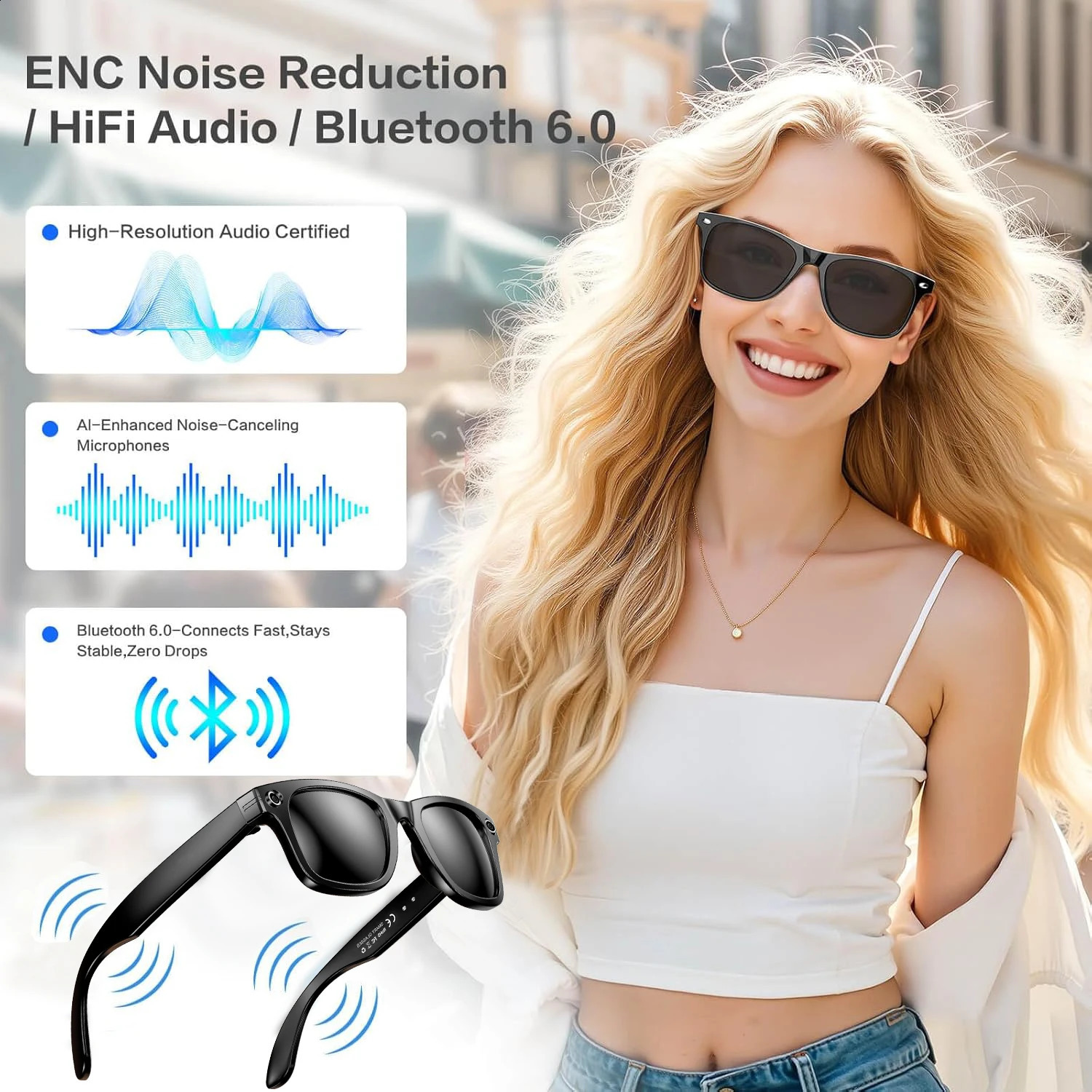 800W Camera AI Glasses Men Color-Changing Smart Translation Glasses Po Video Recording Waterproof Call Smart Sunglasses 260206