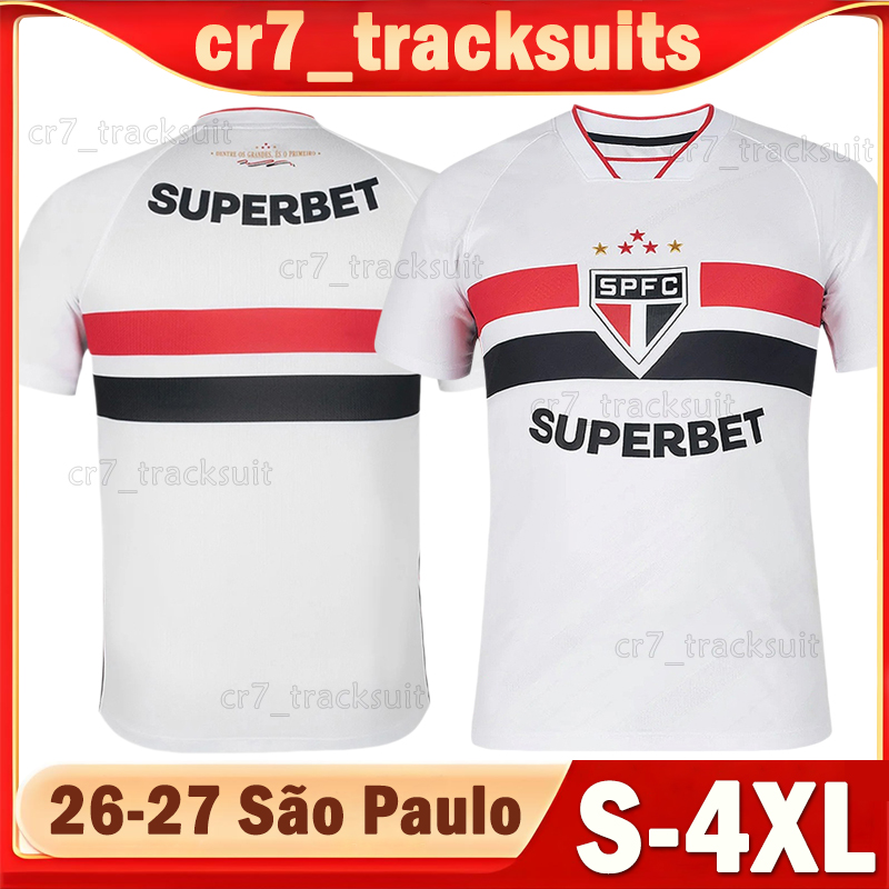 4XL 2026 2027 Sao Paulo FC Soccer Jerseys CALLERI LUCIANO LUCAS TAPIA DANIELZINHO 26 27 ANDRE SILVA BOBADILLA MARCOS A. DORIA ALISSON R.TOLOI WENDELL Football Shirts